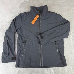 Rag & Bone Pursuit Pace Jacket Mens Small Black Stretch Nylon Spandex $548 NWT